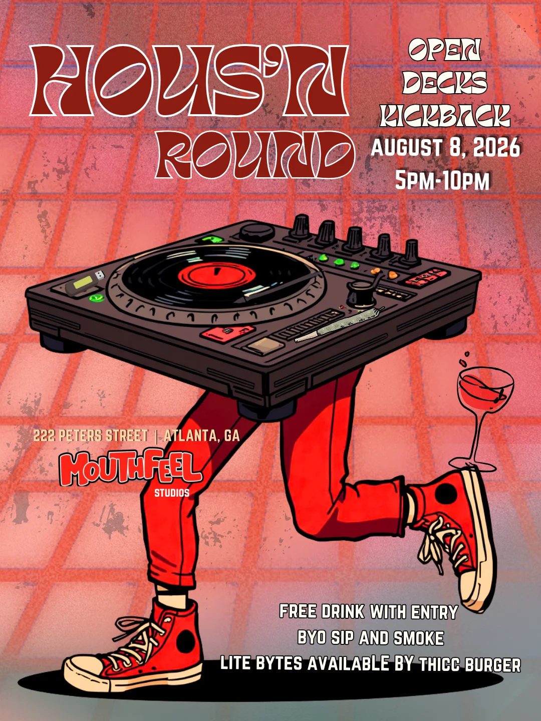 Hous'n Round - Open Decks Kickback