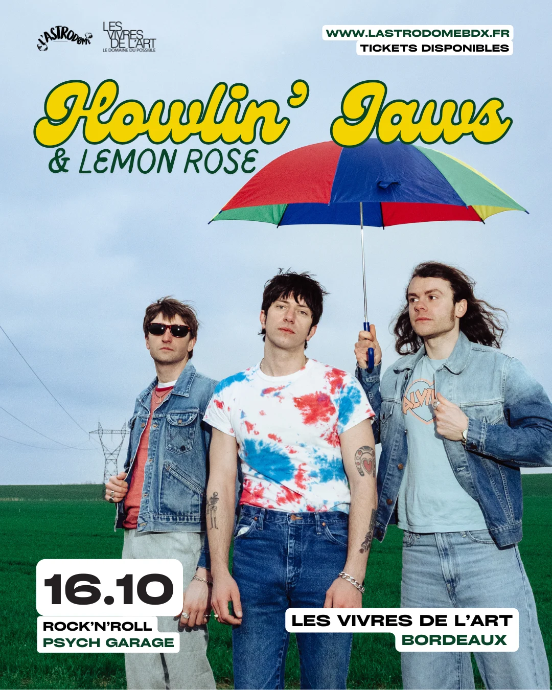 Howlin' Jaws + Lemon Rose - Bordeaux Les Vivres De L'art