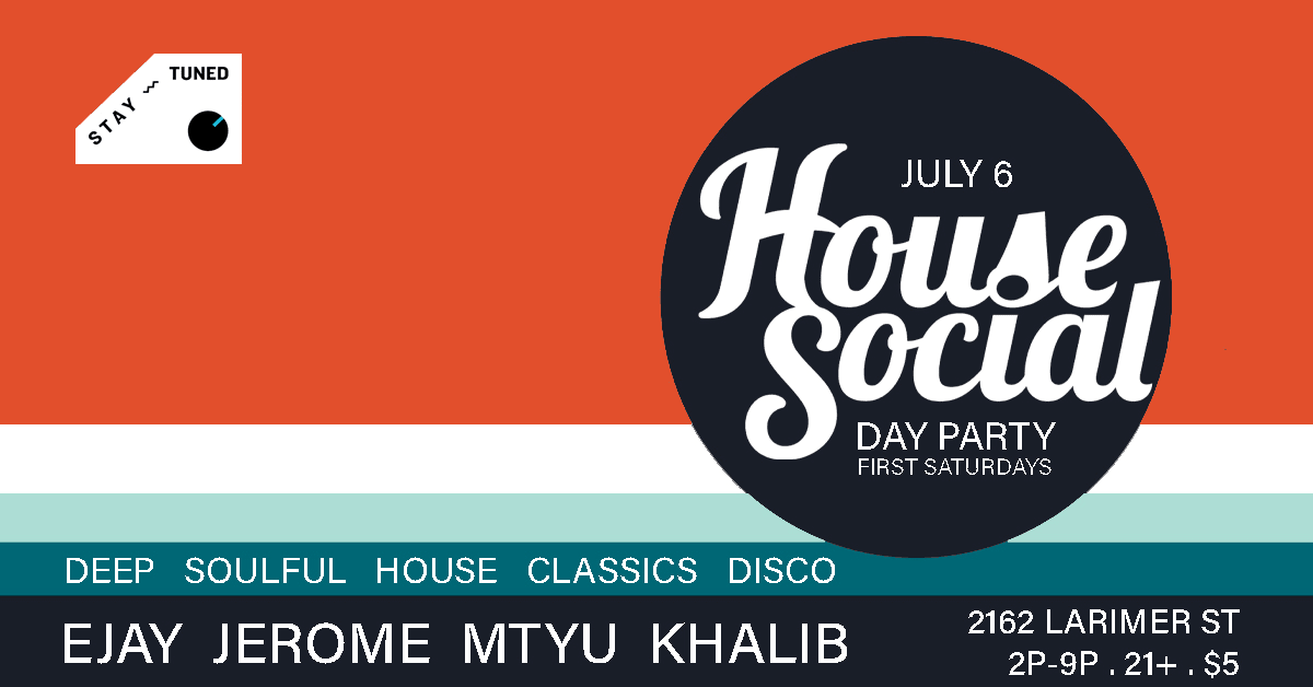 House Social Day Party - Starting At 2pm