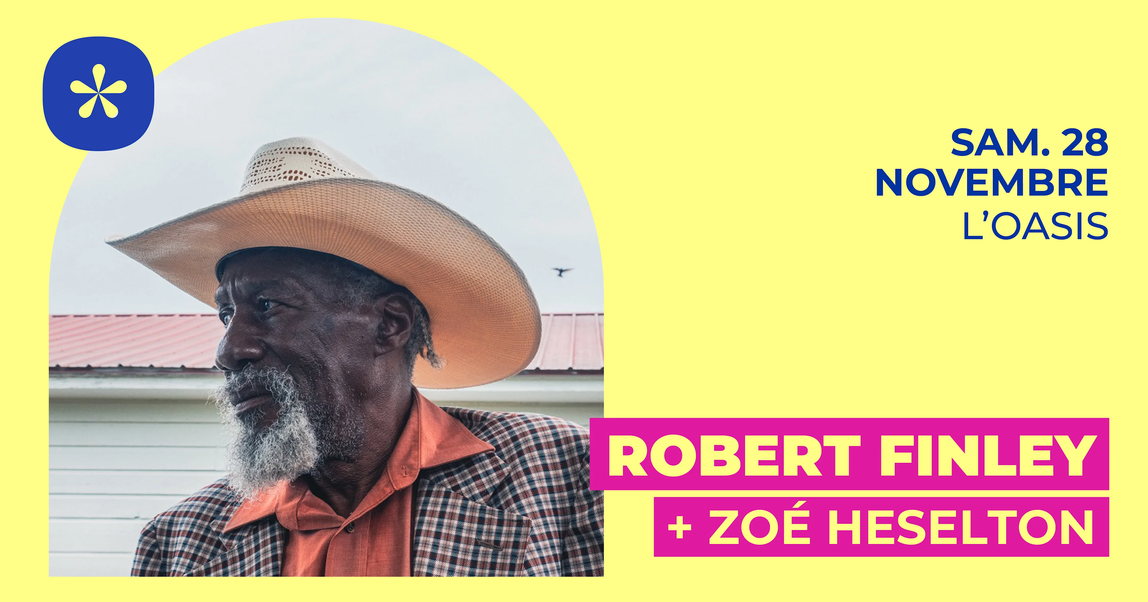 Robert Finley + Zoé Heselton | L'oasis • Le Mans