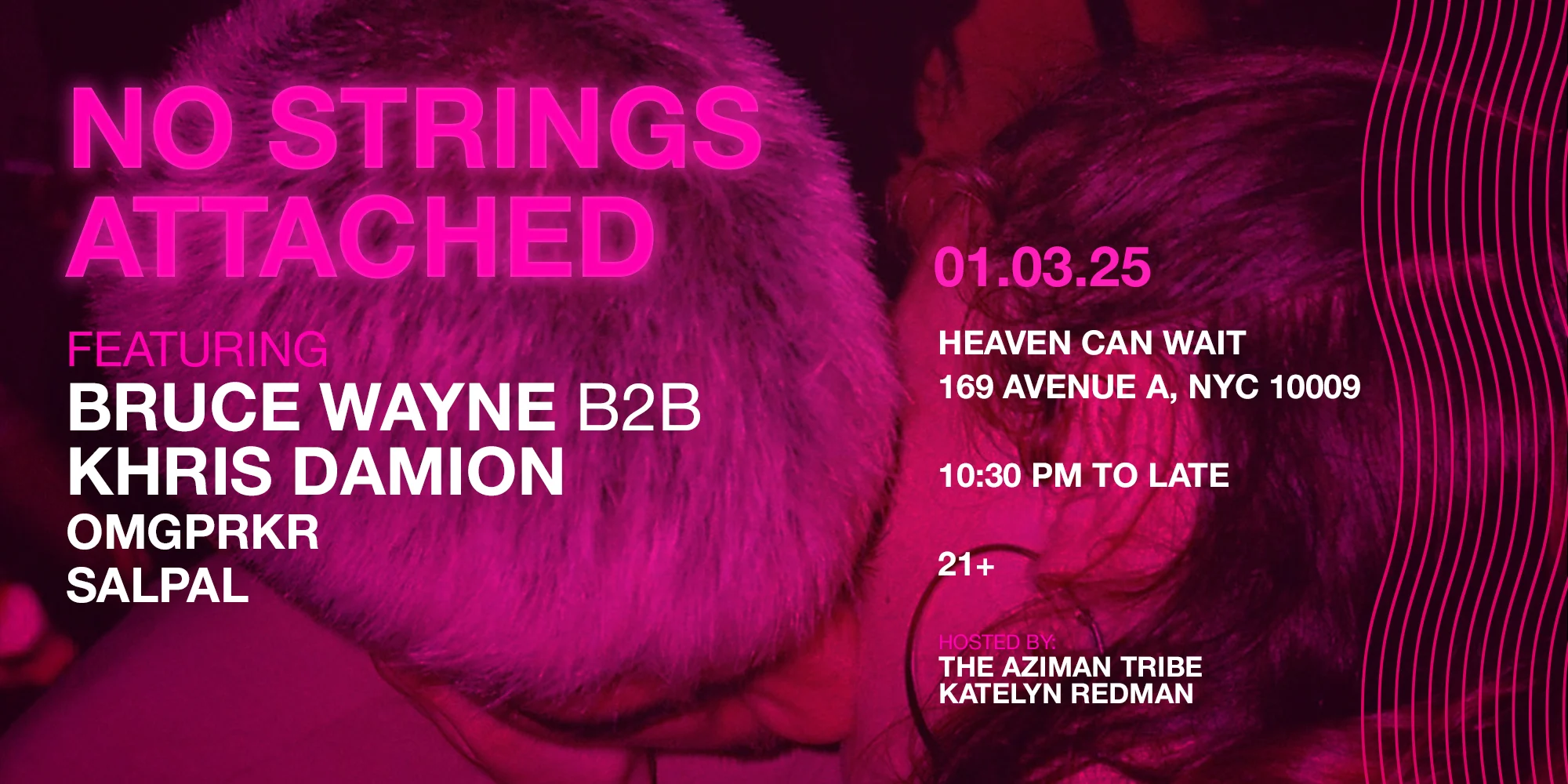 No Strings Attached House Music Party Bruce Wayne B2b Khris