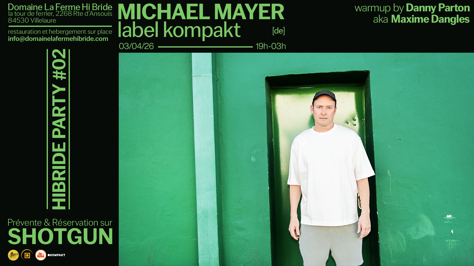 Michael Mayer (Kompakt) - Maxime Dangles Aka Danny Parton