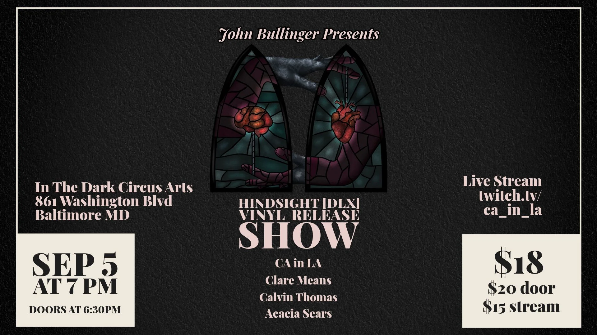 Hindsight [DLX] Vinyl Release Show