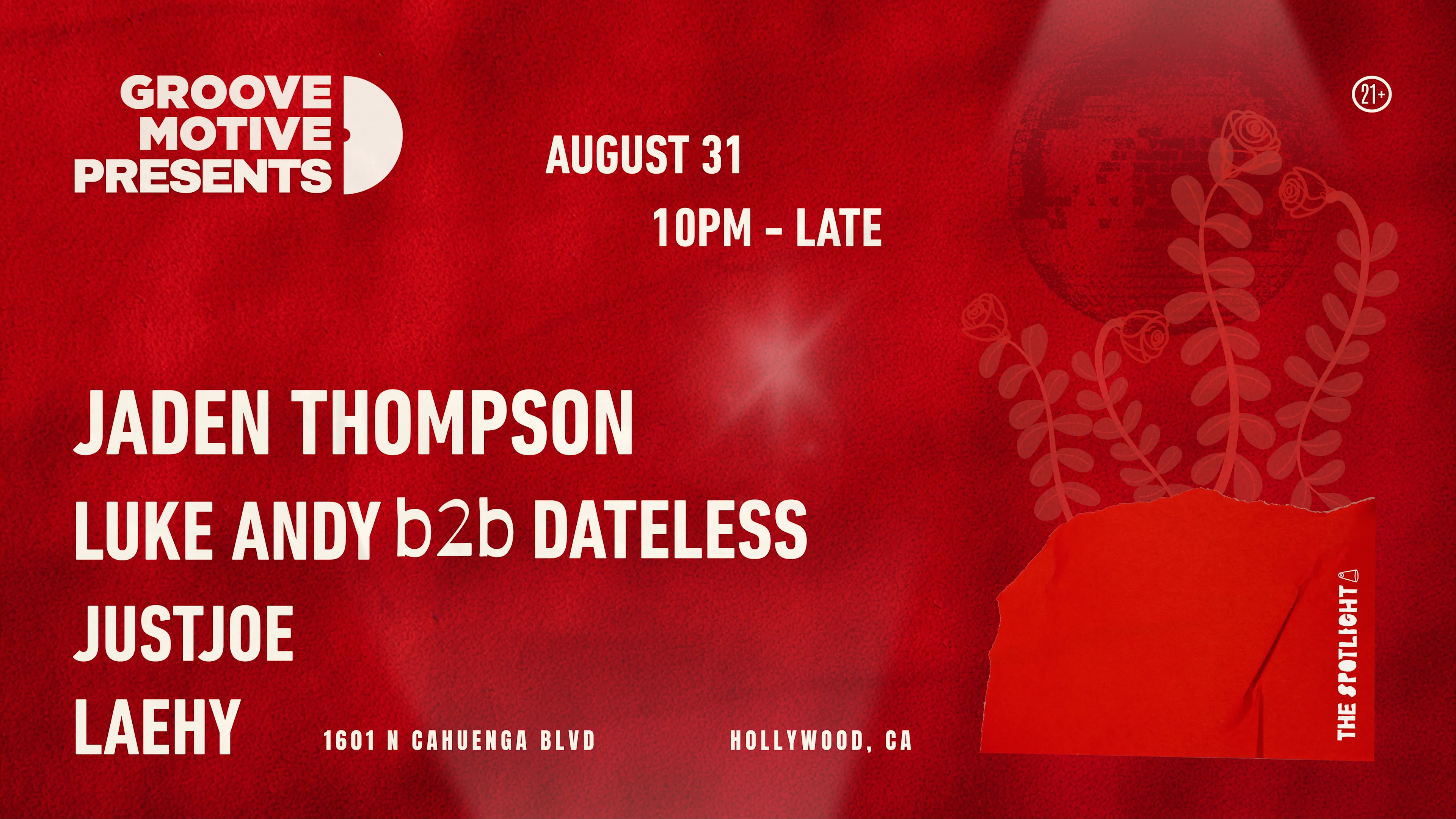 Groove Motive Presents Jaden Thompson + More