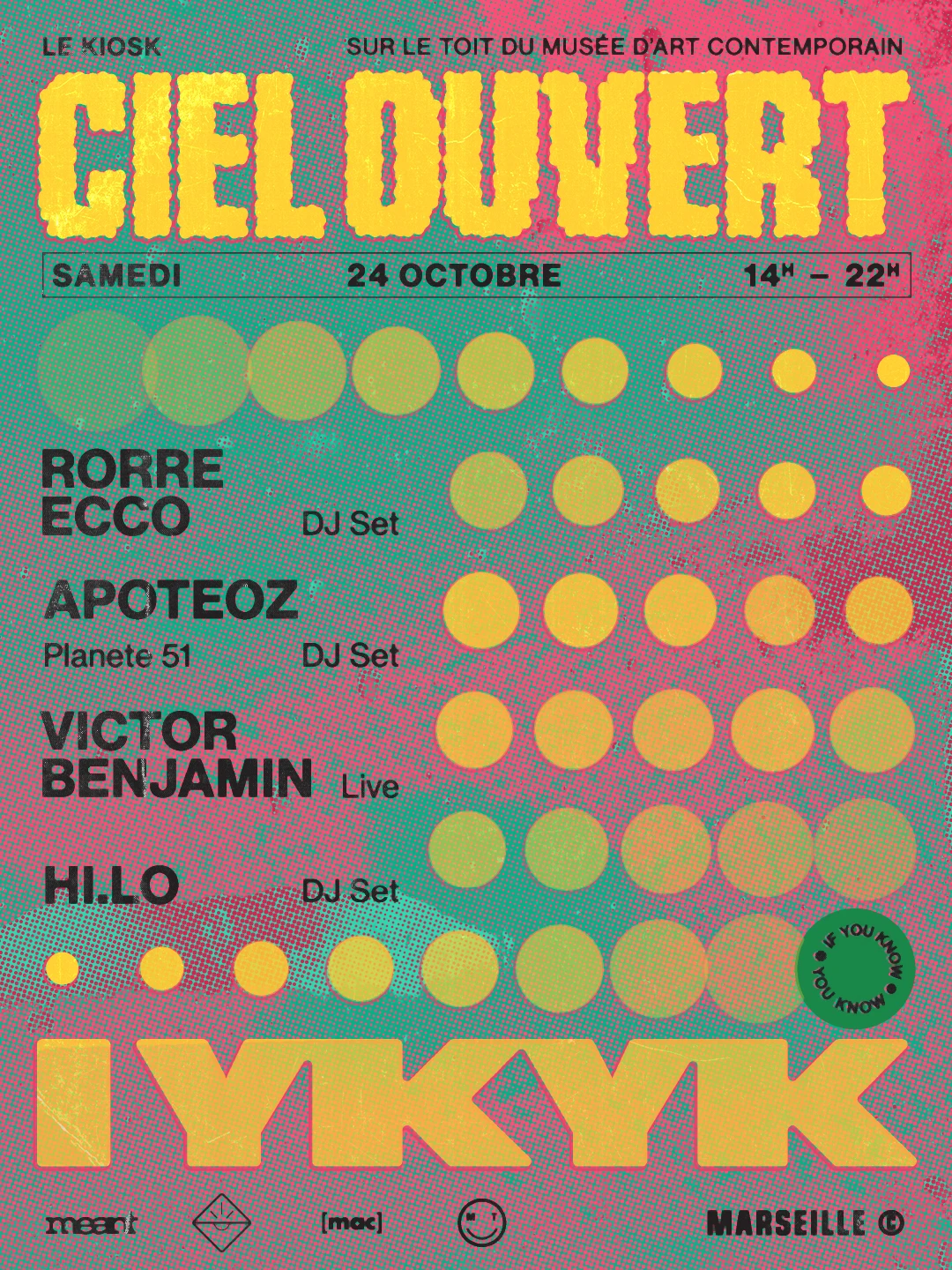 Ciel Ouvert: Rorre Ecco, Apoteoz, V. Benjamin (Live) & More