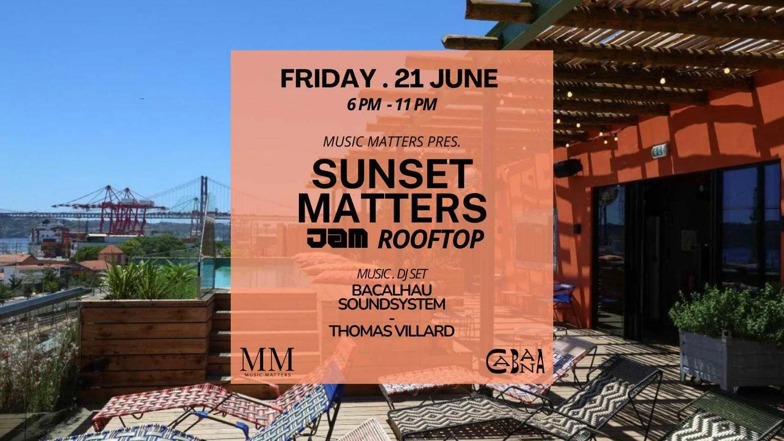 Sunset Matters Volume 5 @Jam Hotel Rooftop