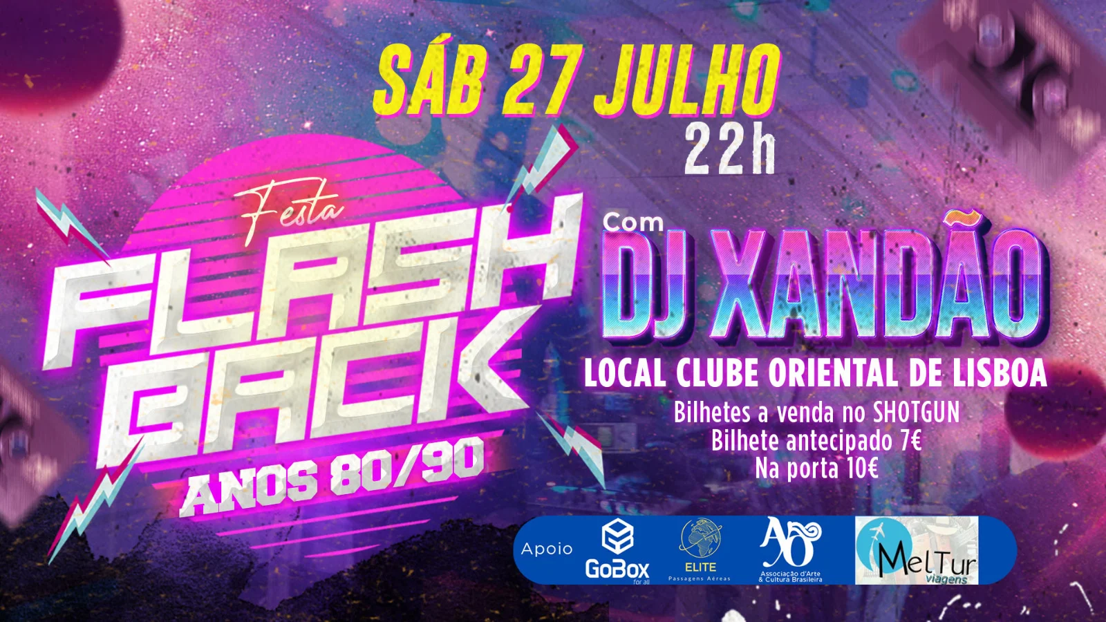 Noite Do Flash Back- Anos 80/90