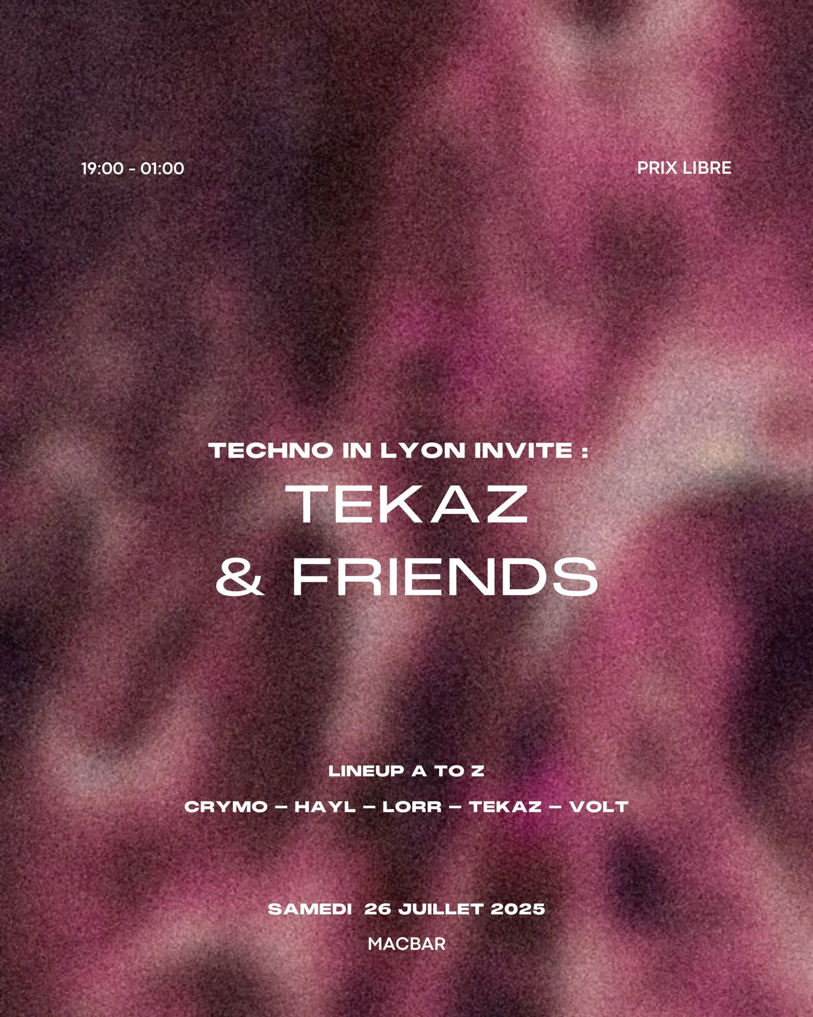 Tekaz & Friends - Techno In - Macbar