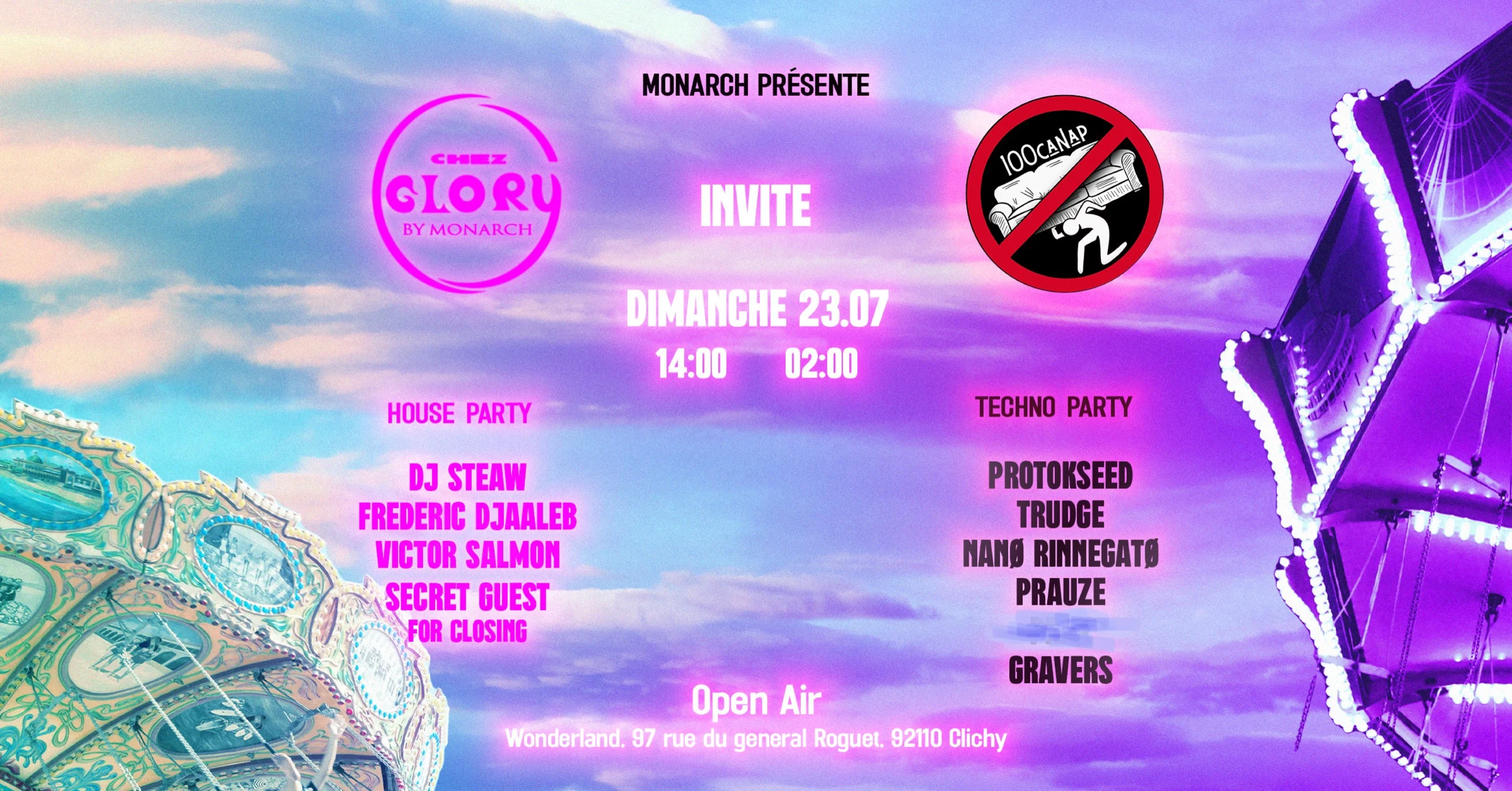 Chez Glory By Monarch X 100canap