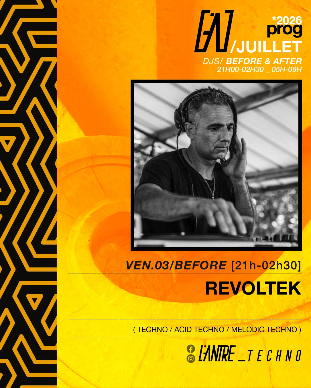 Revoltek — Techno / Acid Techno / Melodic Techno