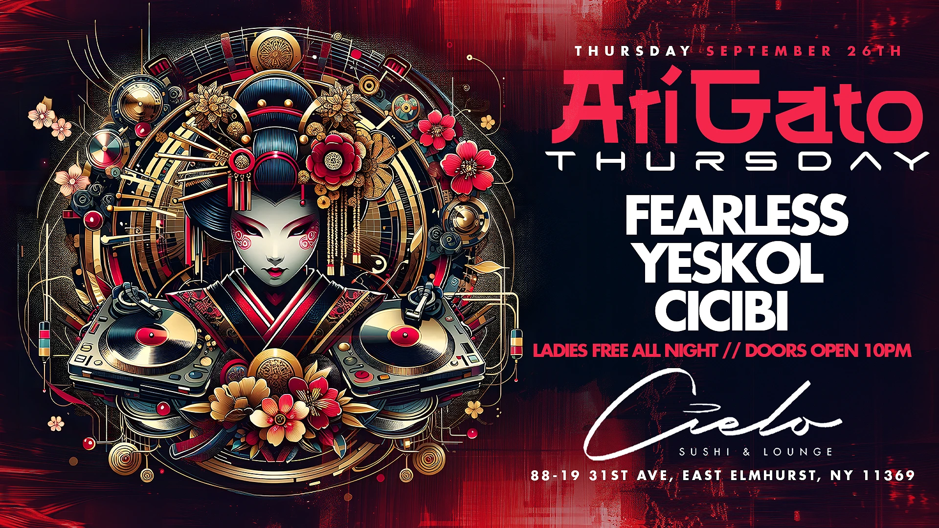 Arigato Thursday’S W/ Fearless, Yeskol , Cicibi 9.26.24