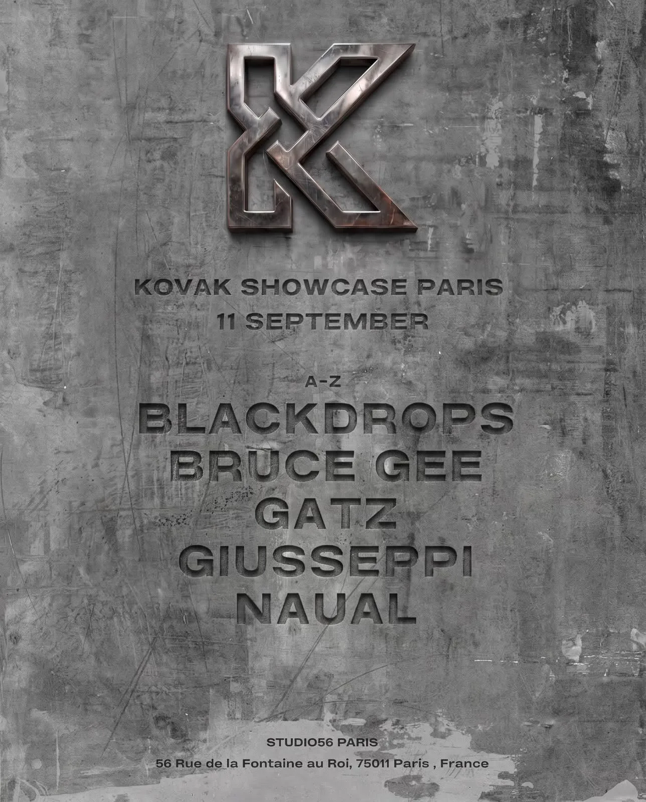 Kovak Showcase Paris
