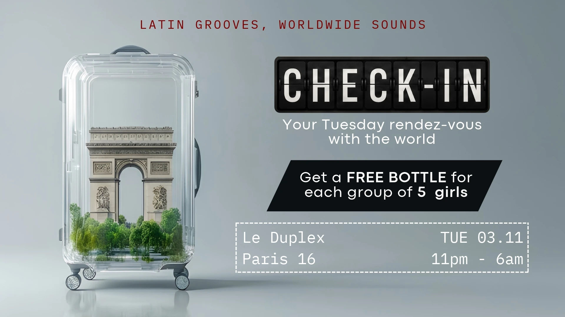 Check-In — Duplex — Flight 011: Paris