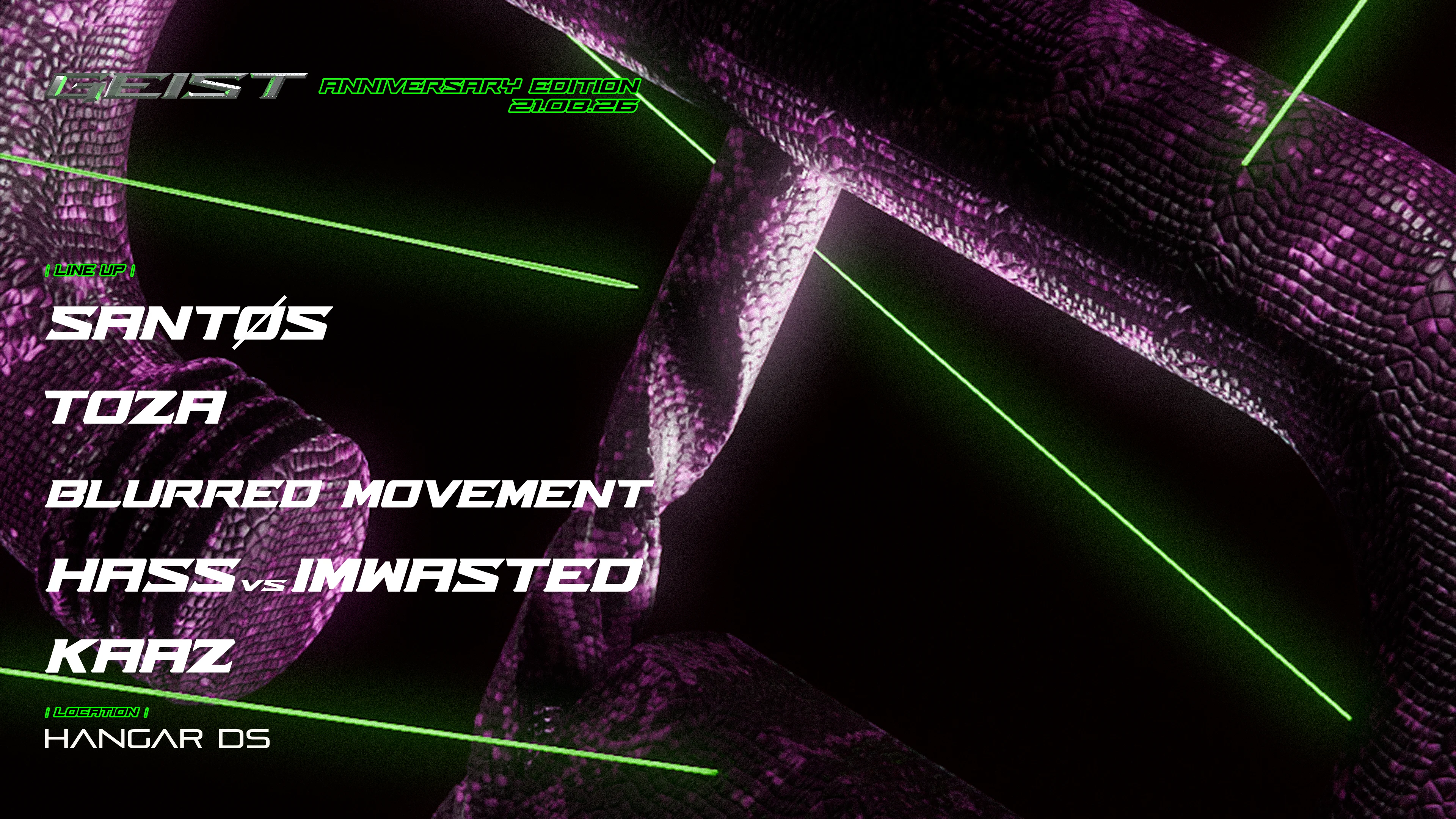 Geist : Anniversary Edition // Santøs, Toza, Blurredmovement