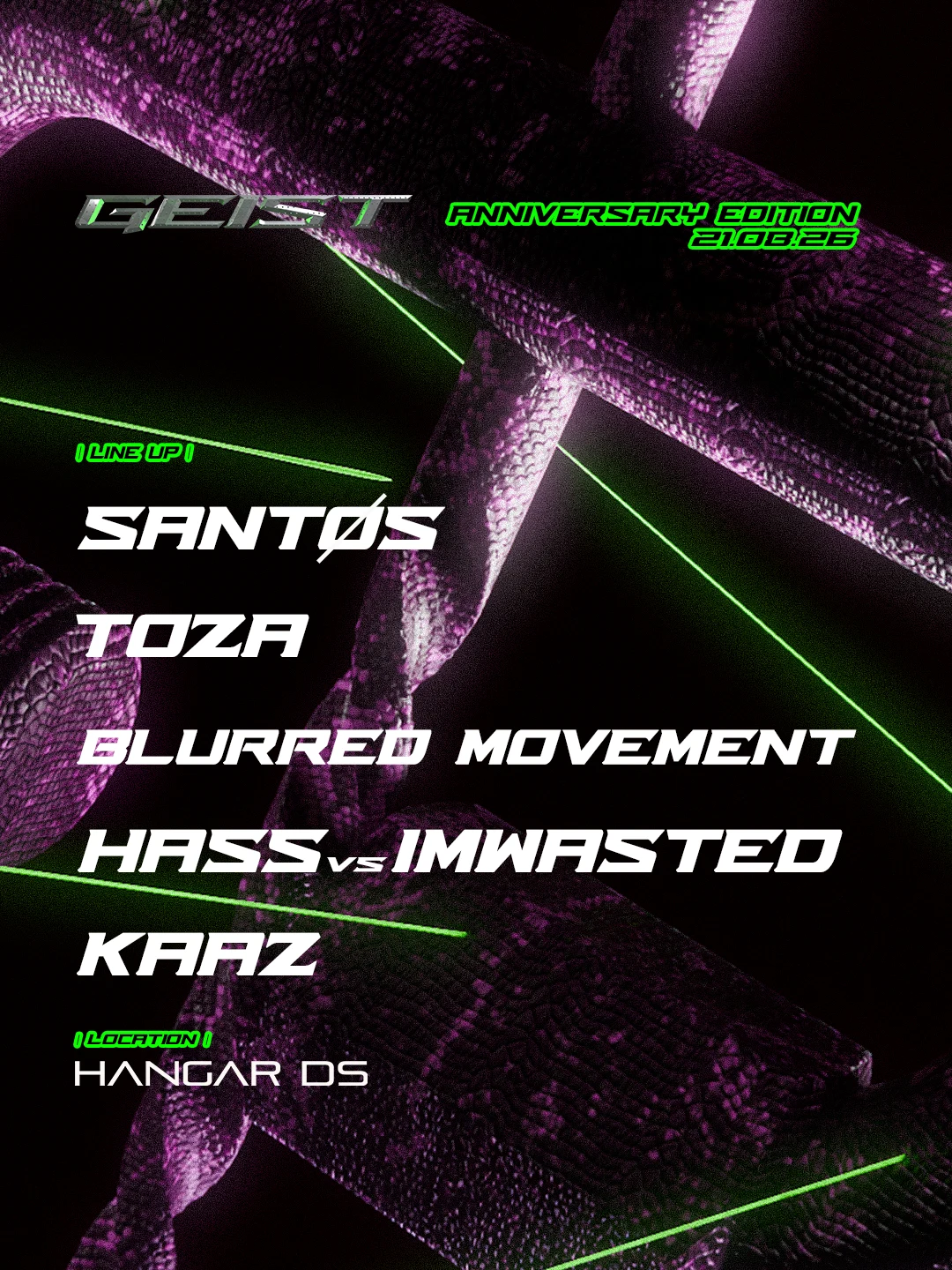 Geist : Anniversary Edition // Santøs, Toza, Blurredmovement