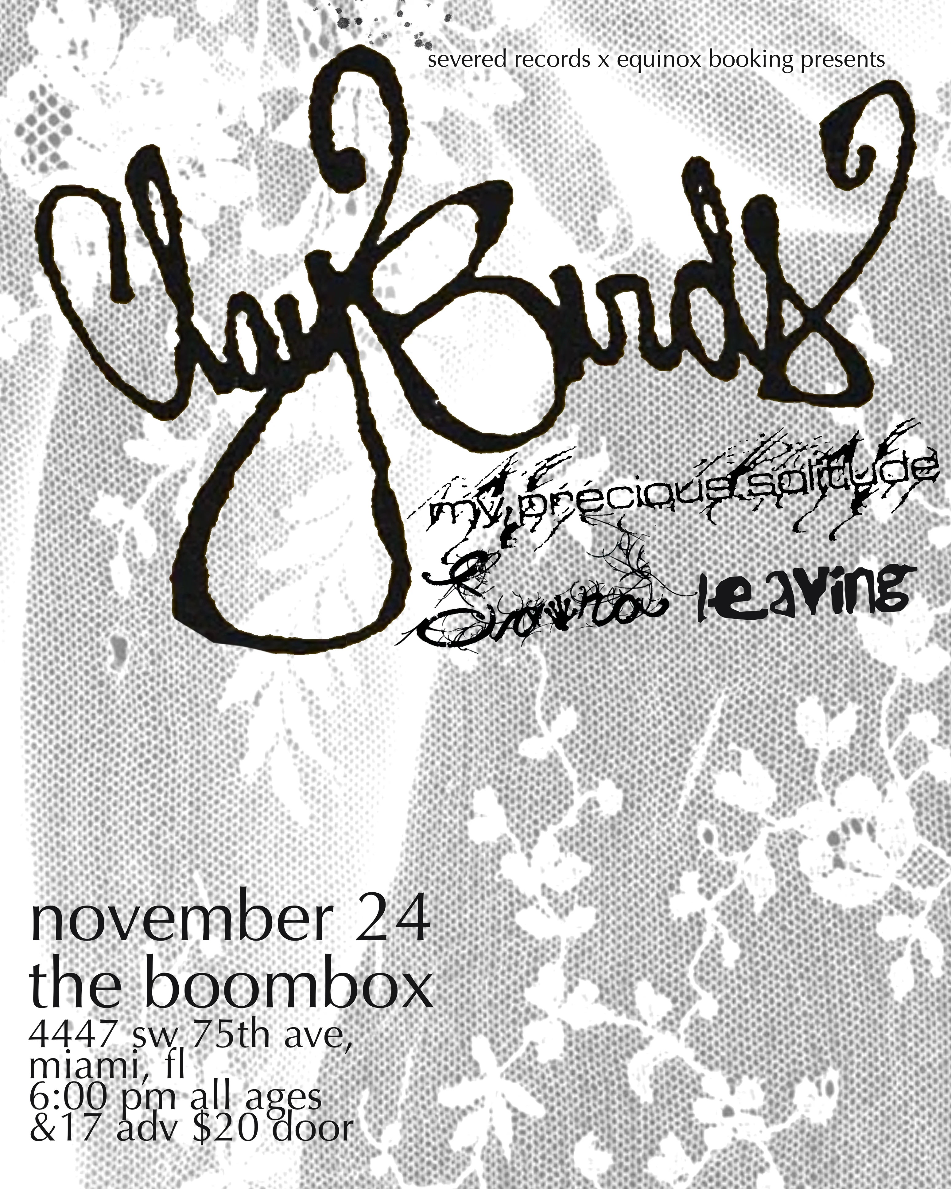 Clay Birds At The Boombox 11/24