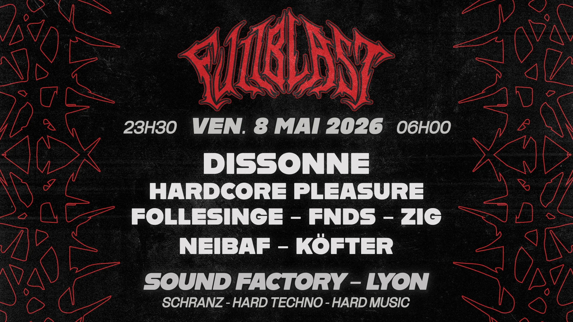 Fullblast X Soundfactory: Dissonne, Follesinge ,Fnds...