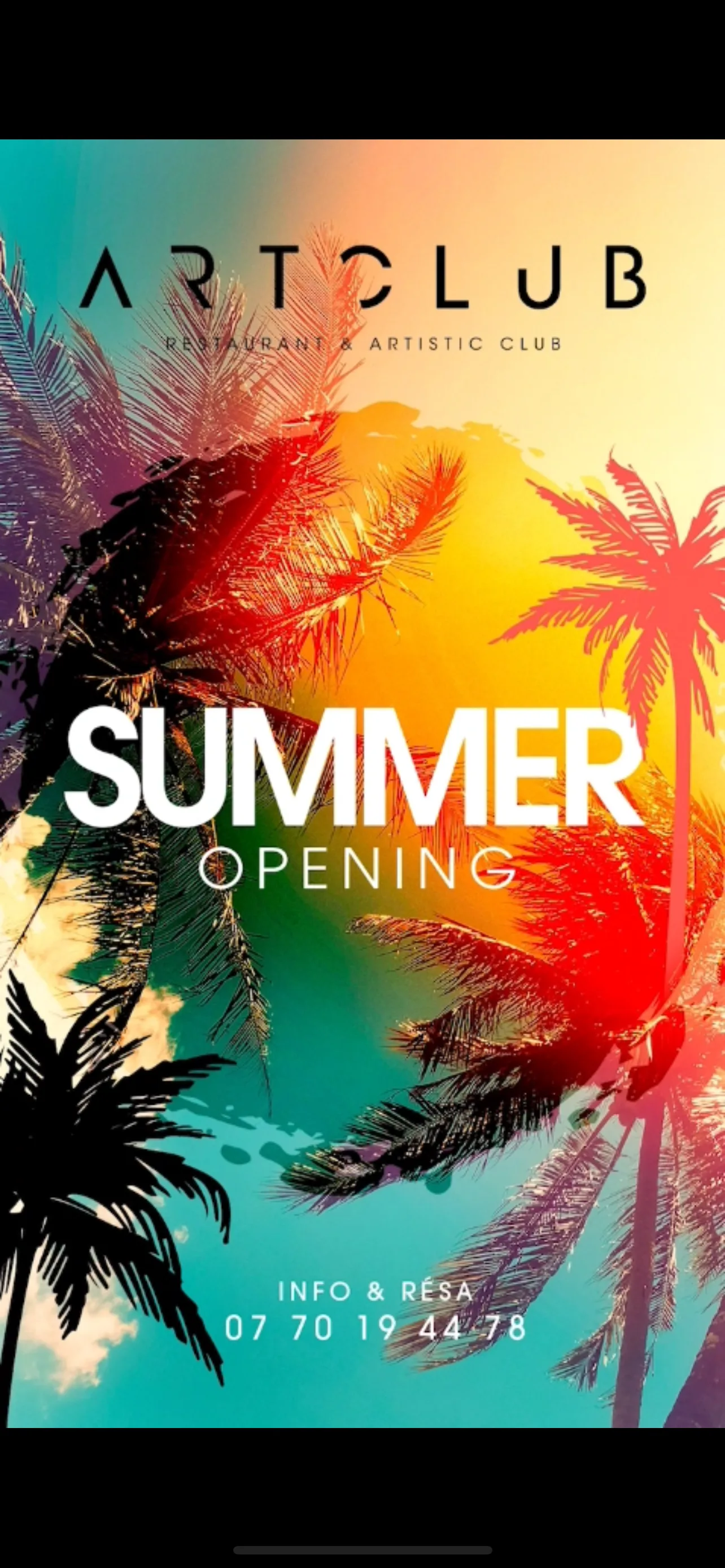 Summer Season Opening - Art Club