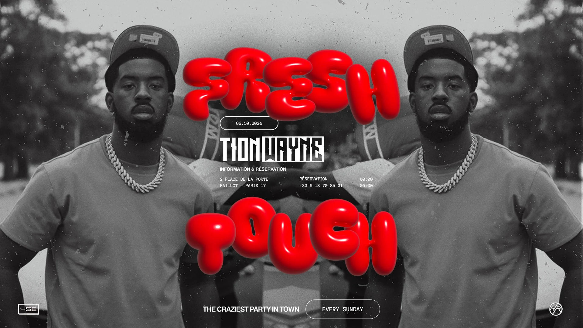 Fresh Touch I Tion Wayne Showcase | Oct. 6th [Every Sunday]