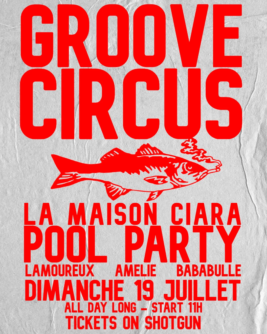 Groove Circus X La Maison Ciara