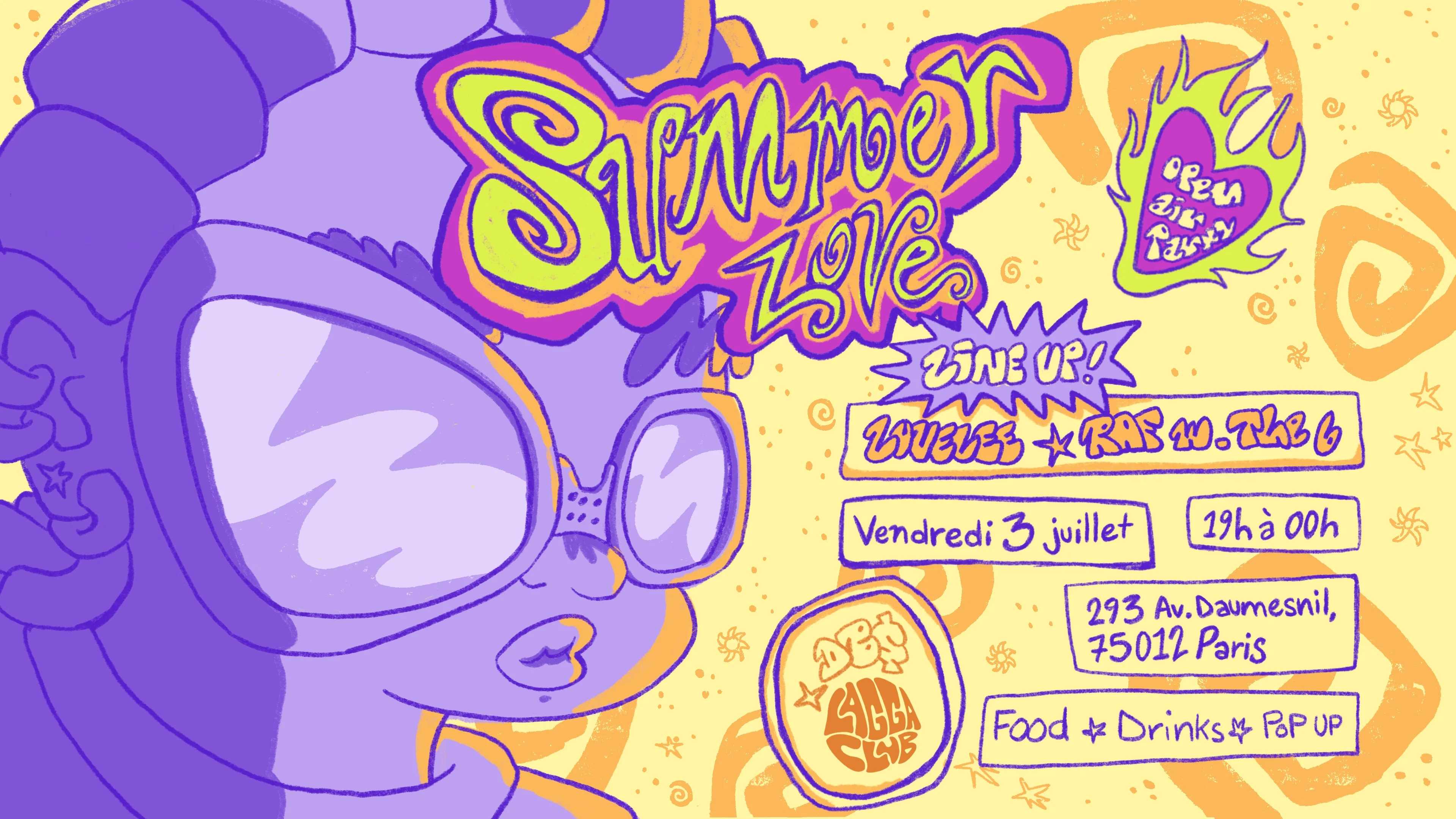 Lagga X Dbs Party Open Air Summer Luv @Palais Porte Dorée
