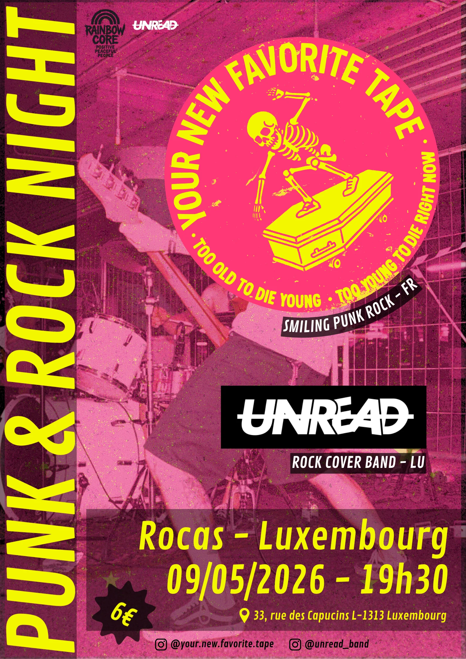 Concert Rock & Punk : Unread X Your New Favorite Tape