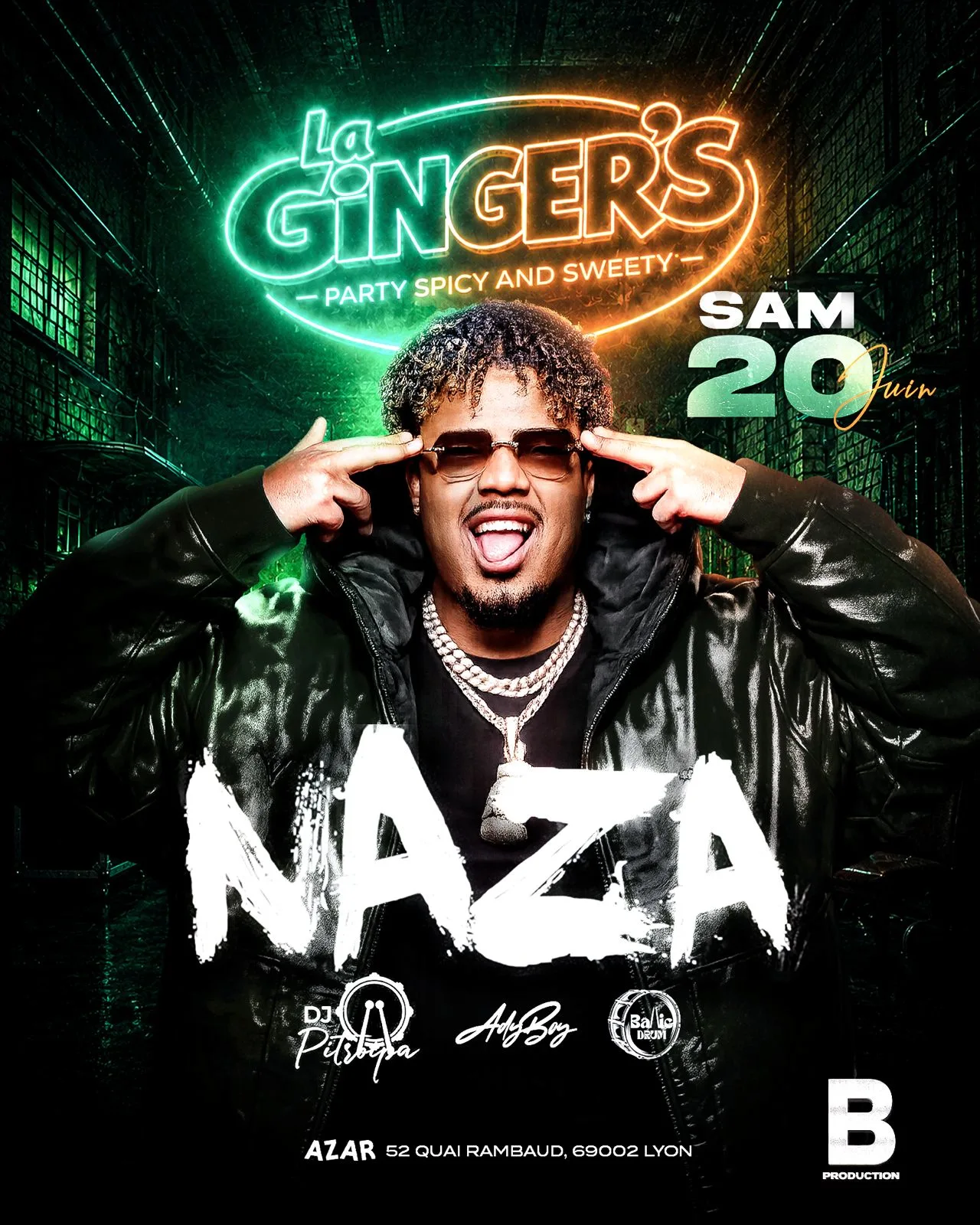 La Ginger's X Naza In Azar Club