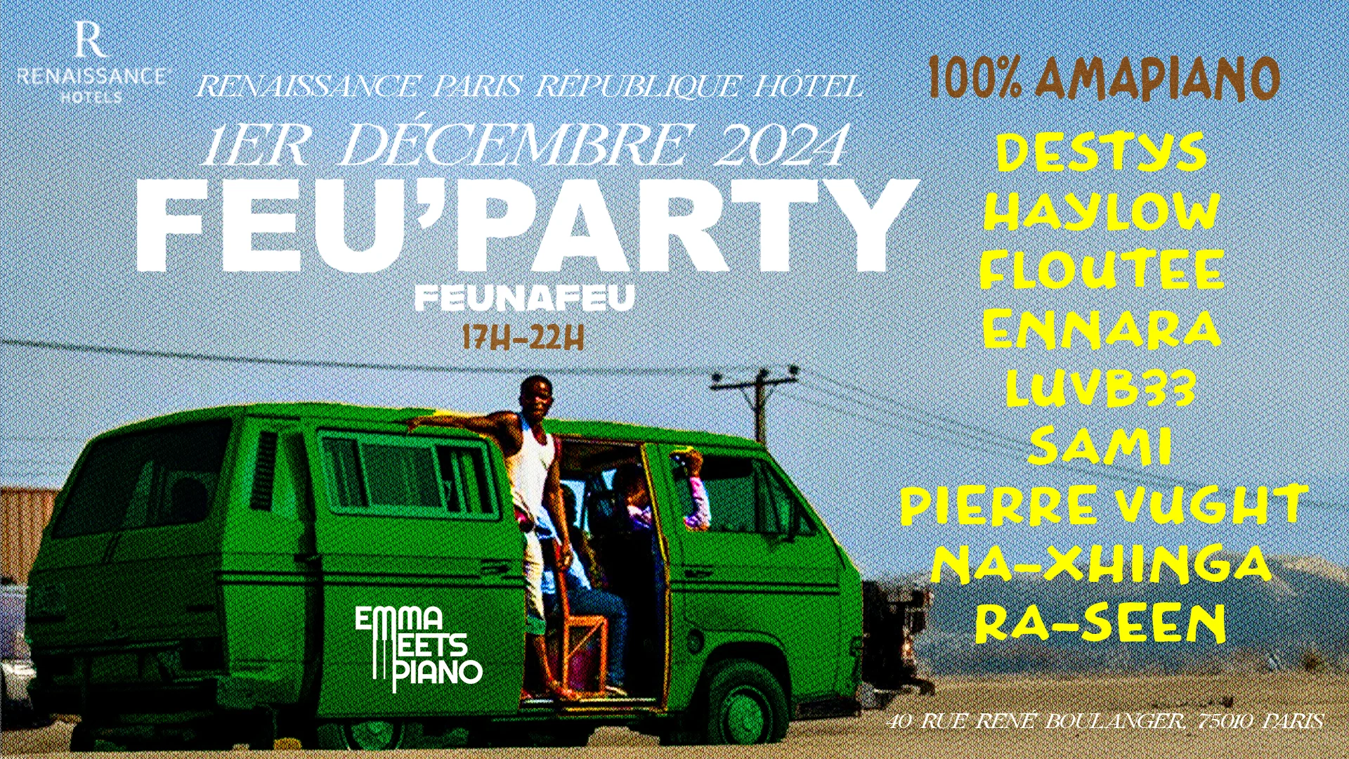 Feu'party Sunday Day Party 100% Amapiano