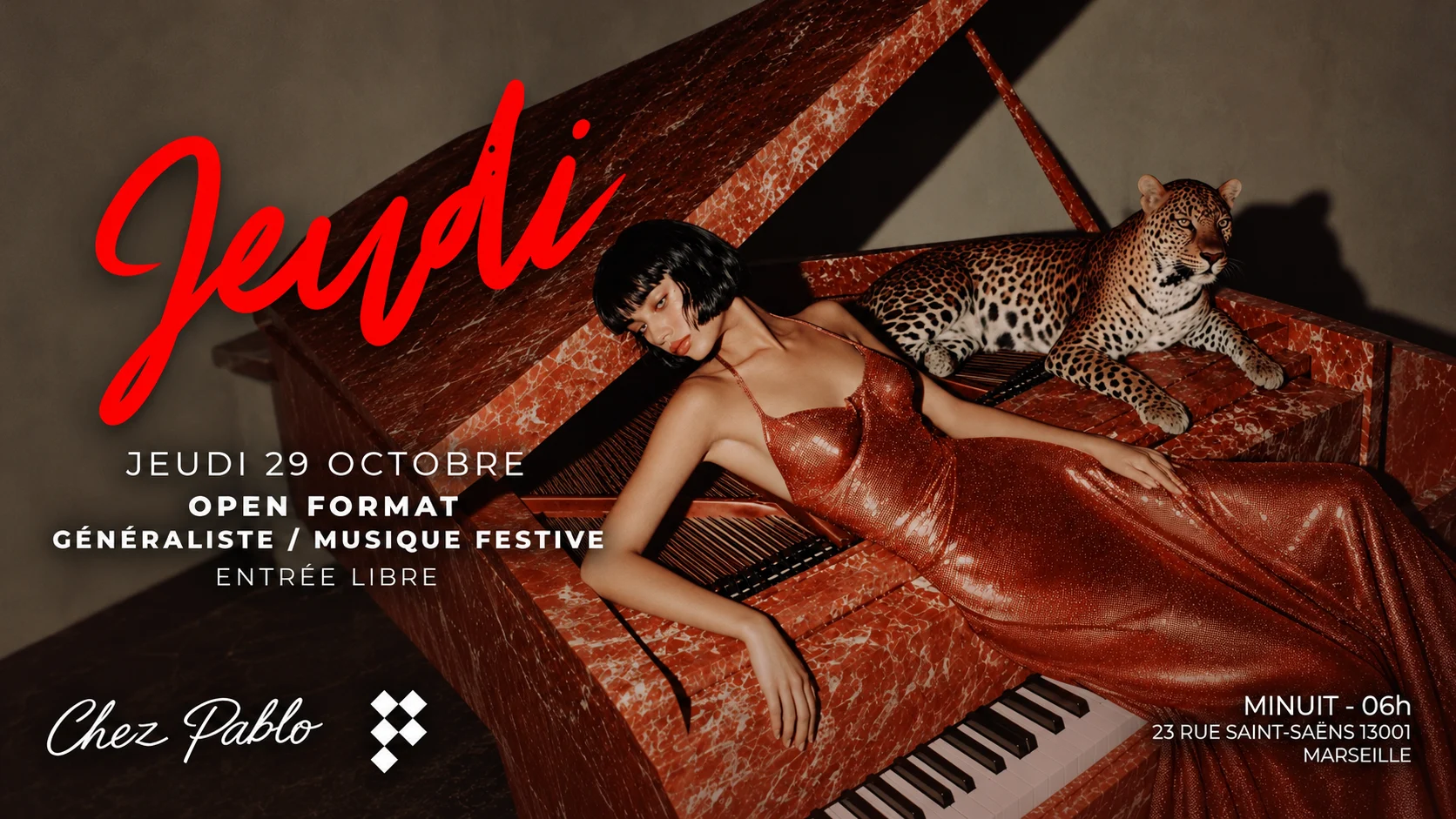 Chez Pablo- Jeudi 29 Octobre