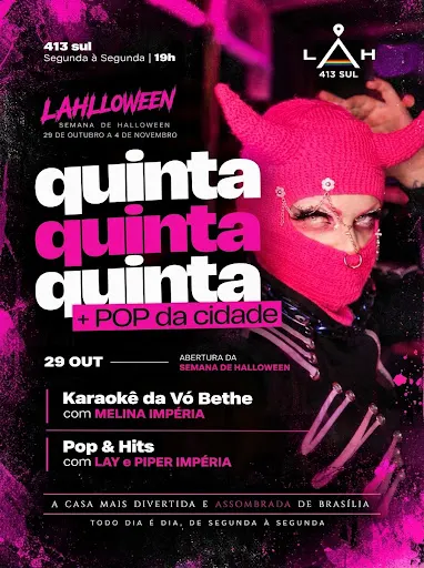 29/10 - Quinta + Pop Da Cidade