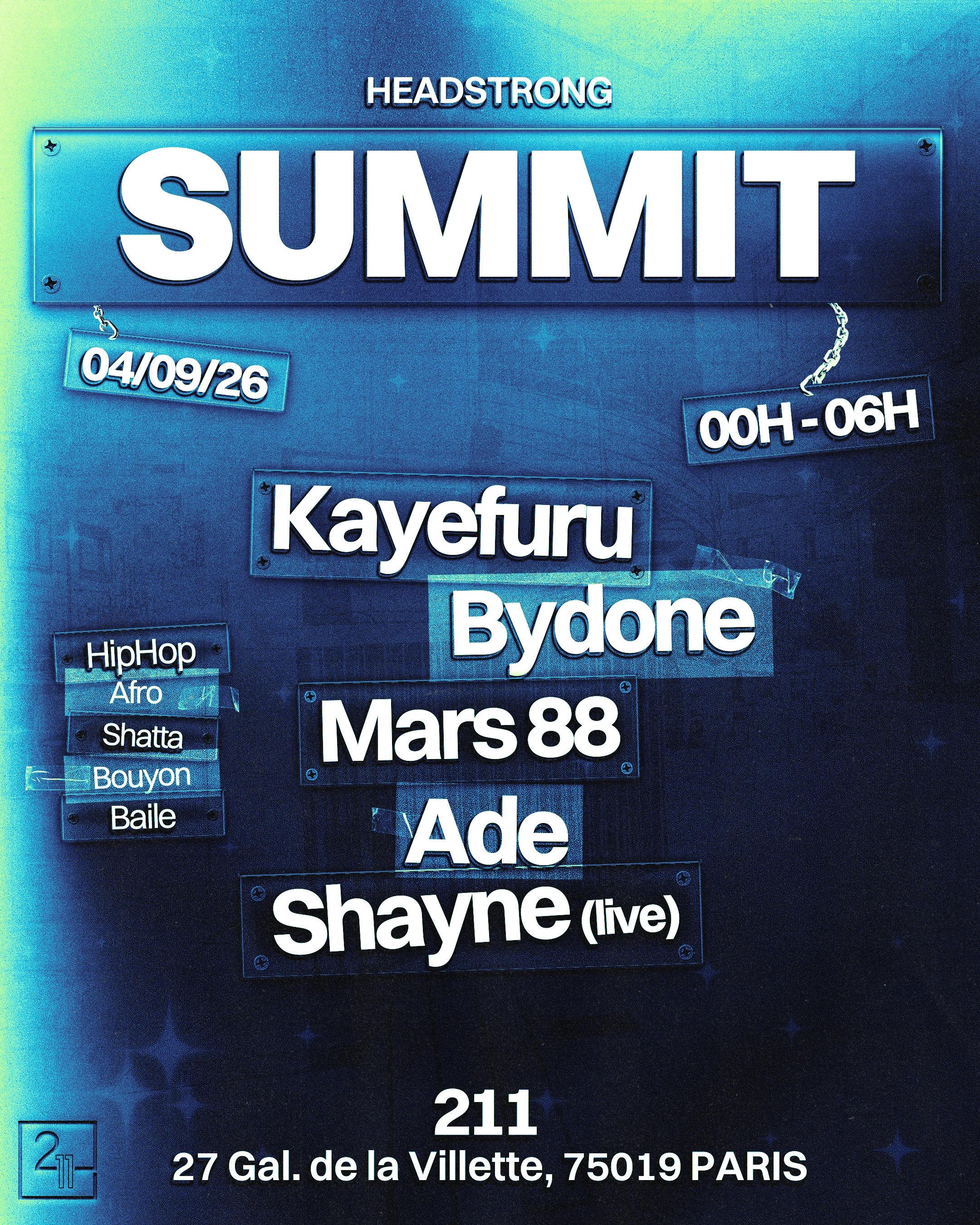 Summit Party Afro / Hip Hop