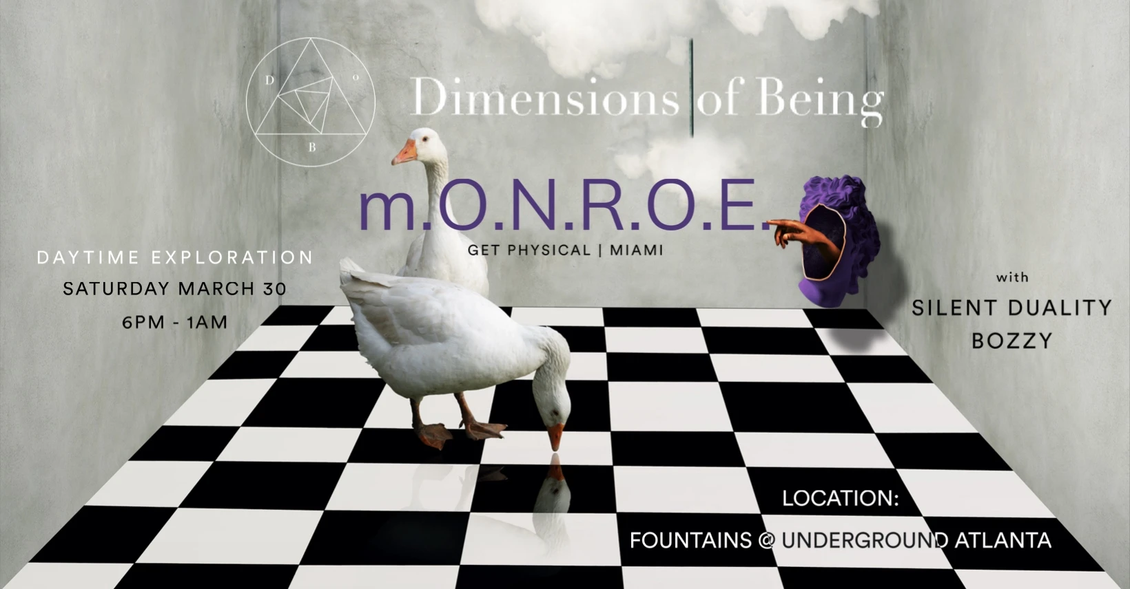 Dimensions Of Being : Daytime Exploration W/ M.O.N.R.O.E.