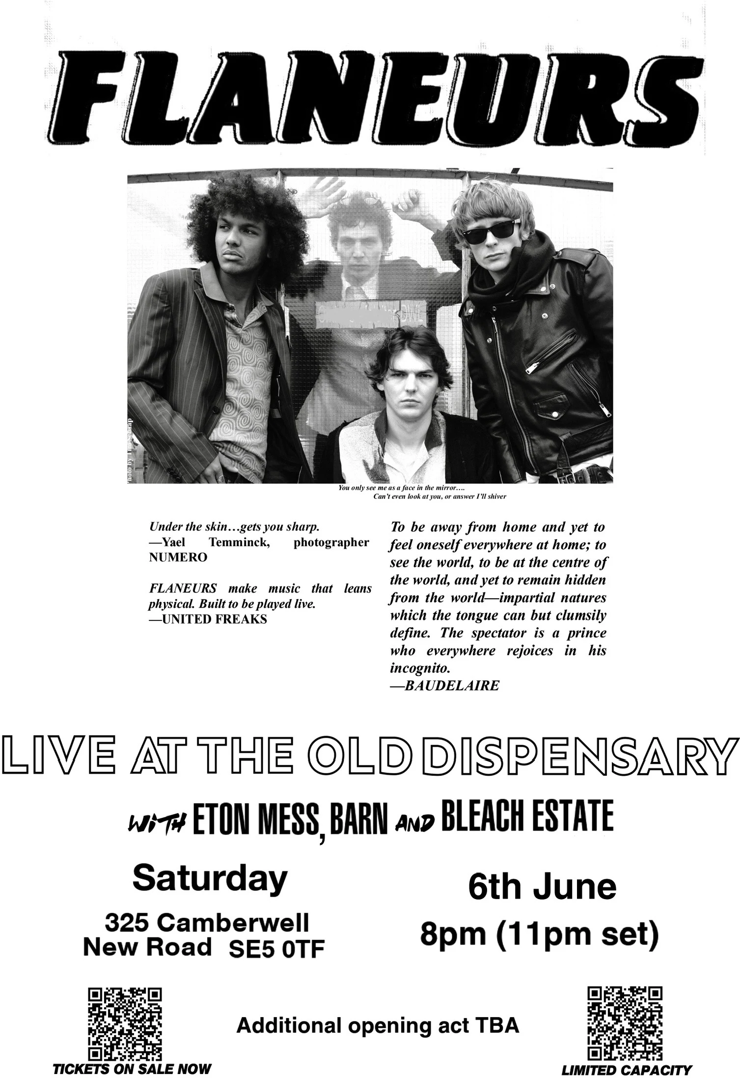 Flaneurs (A)Live At The Old Dispensary