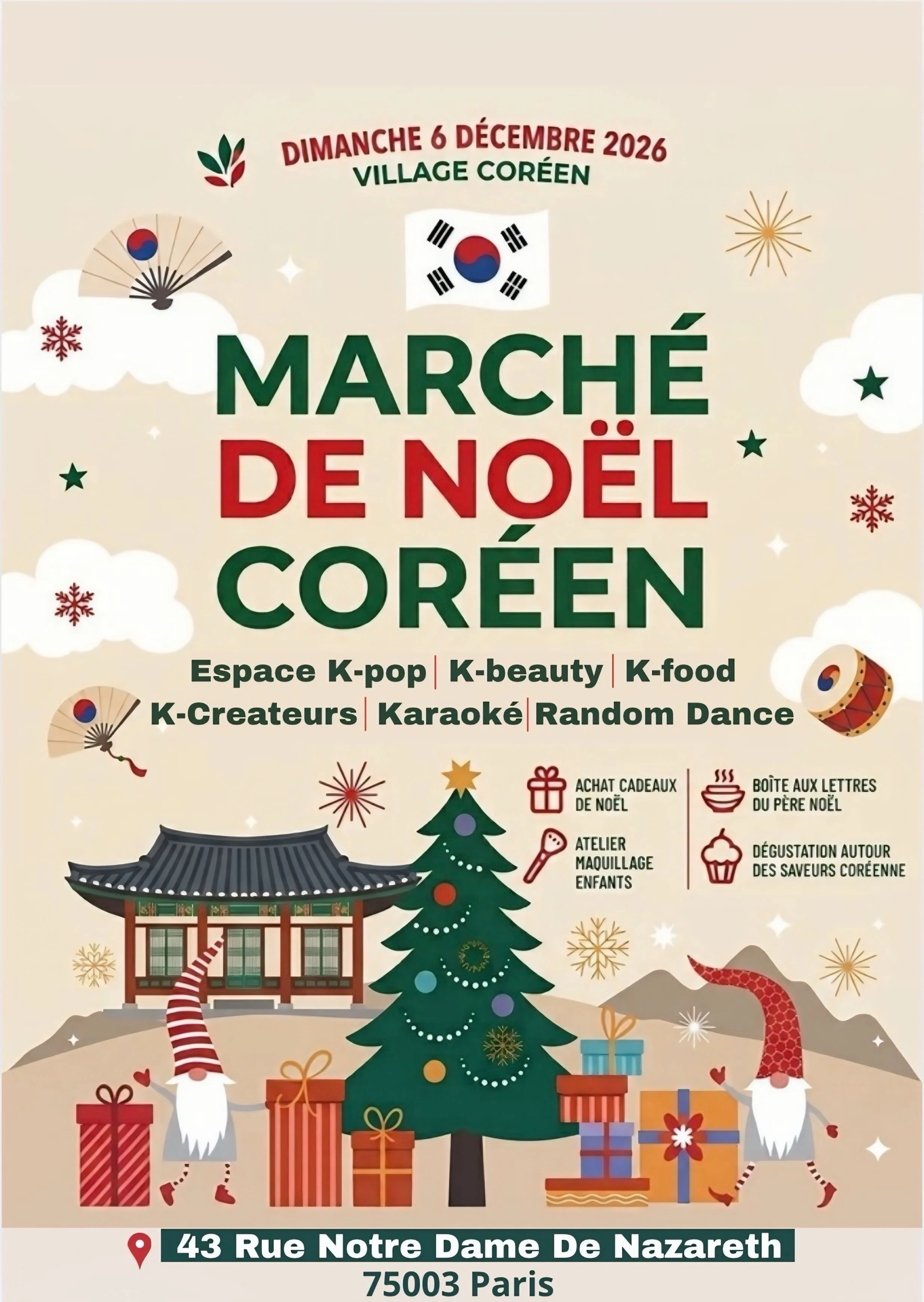 Marché De Noël Coréen