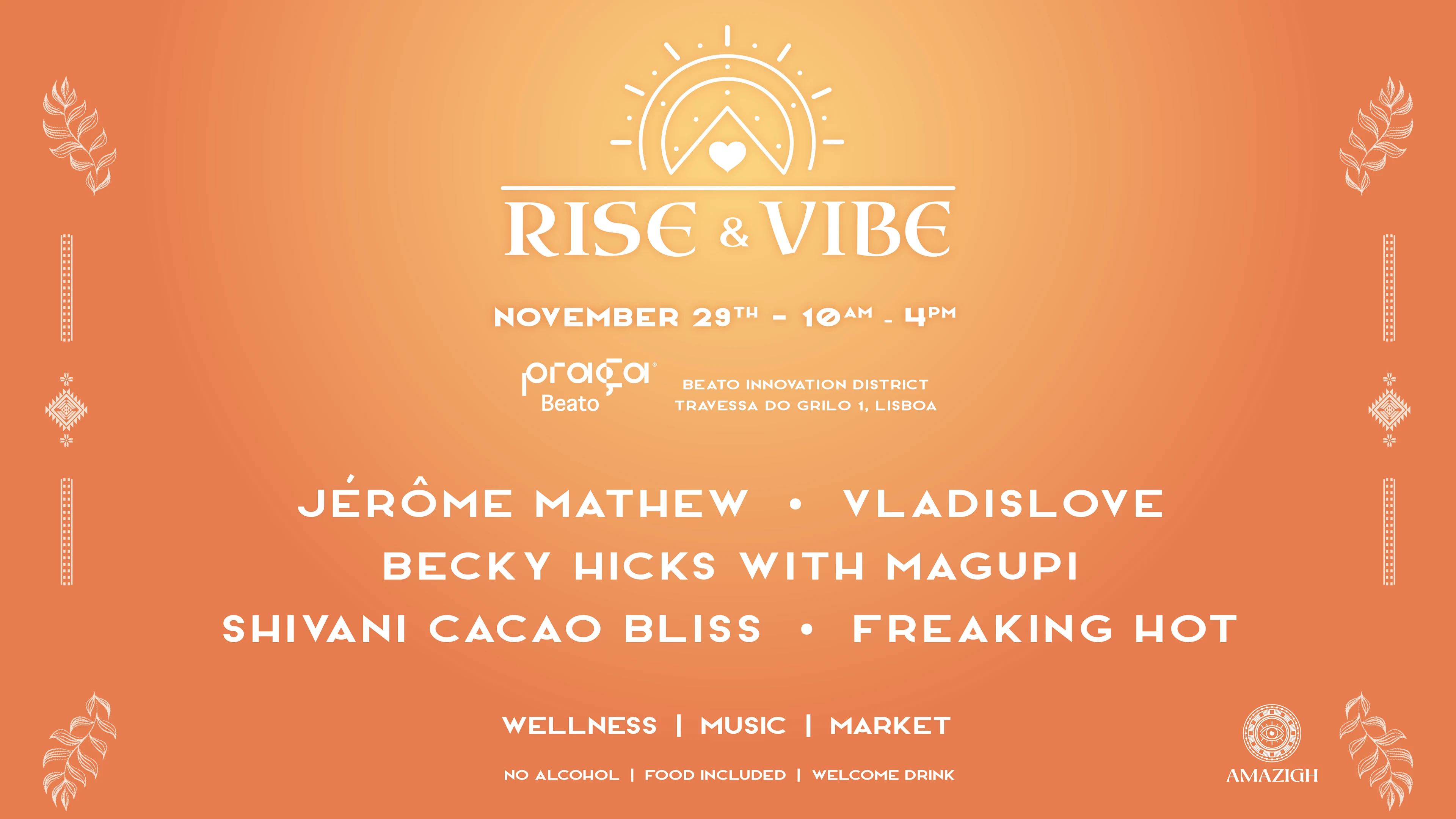 Rise & Vibe: Nov 29th  Jérôme Mathew, Magupi And Vladislove