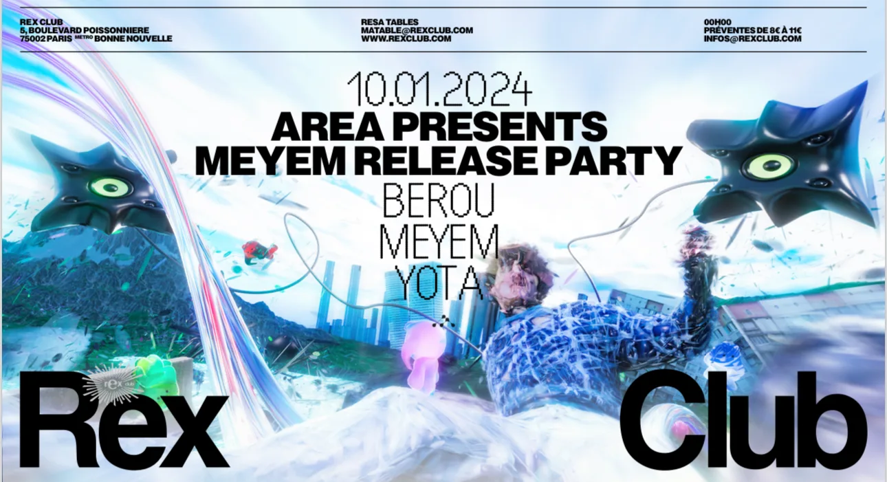 Area Presents: Meyem Release Party Berou, Meyem, Y0ta