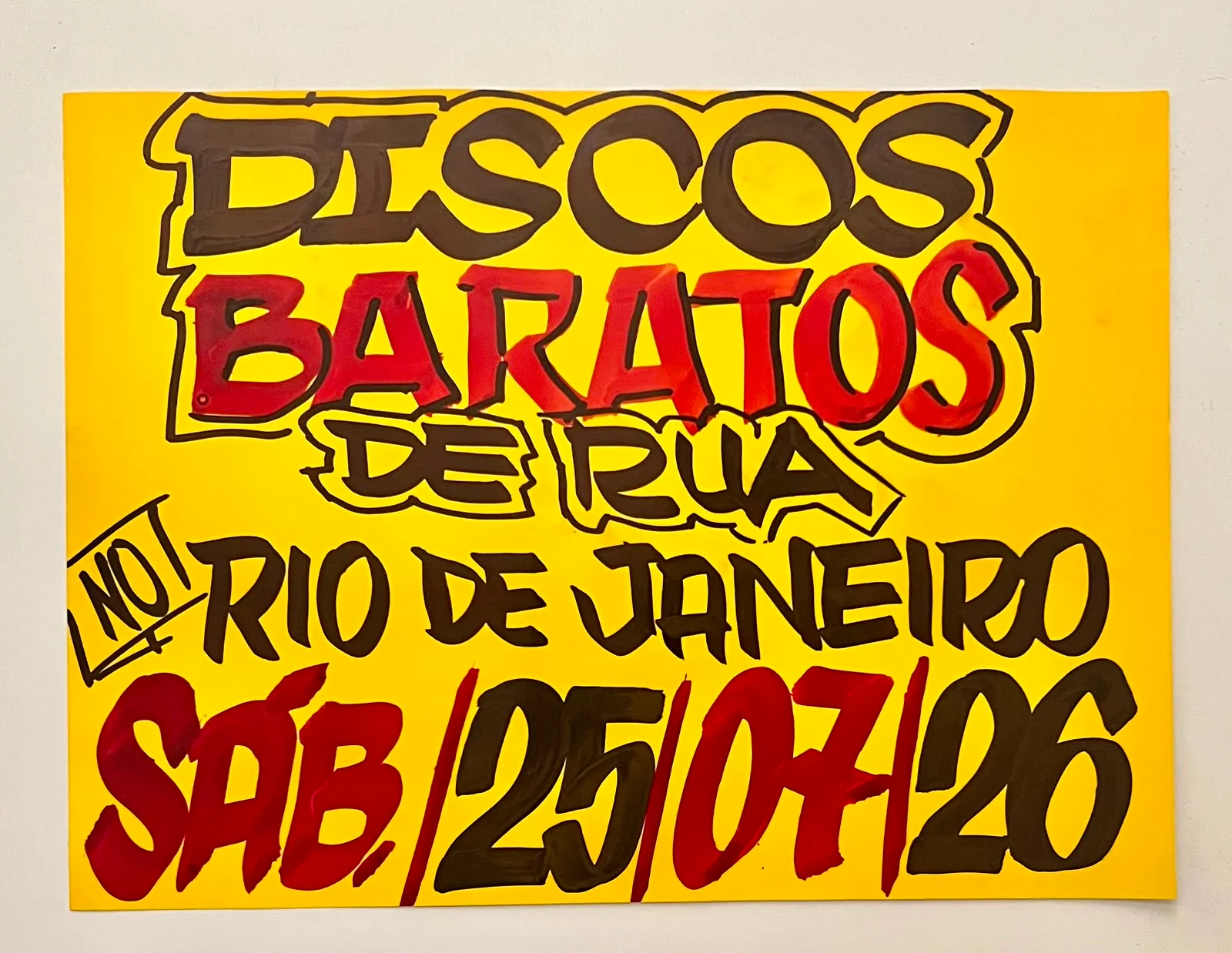 Discos Baratos De Rua No Rio De Janeiro – Sábado 25/07