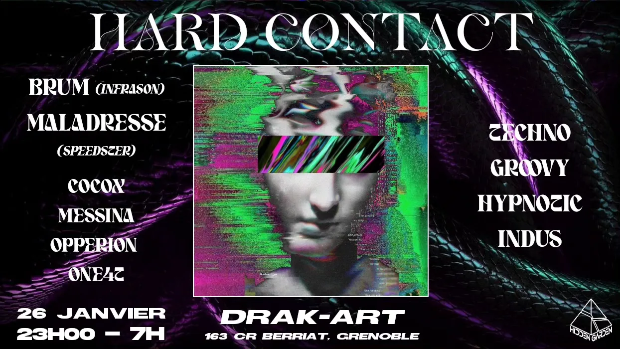 Hard Contact By Hidden Garden - Groovy To Hypnotic Techno