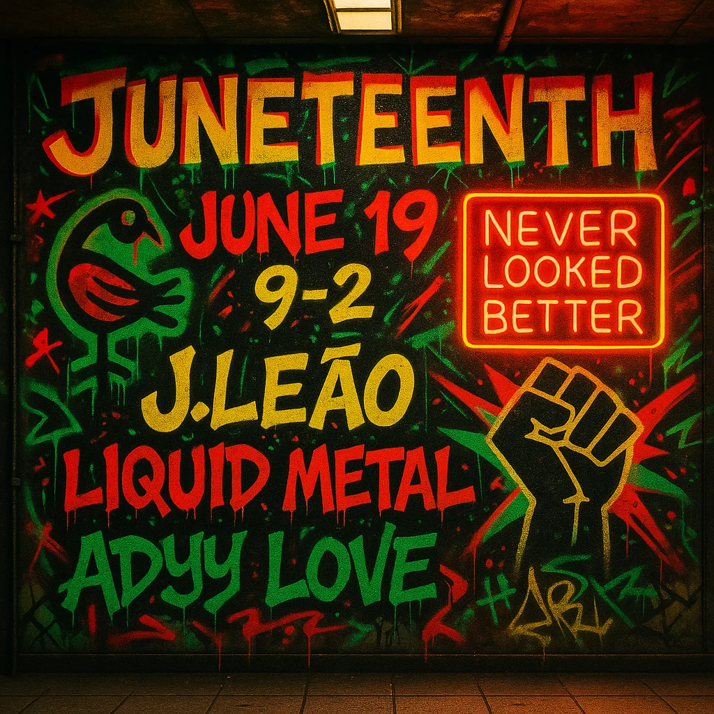 Juneteenth: Adyy Love, J. Leão, Liquid Metal