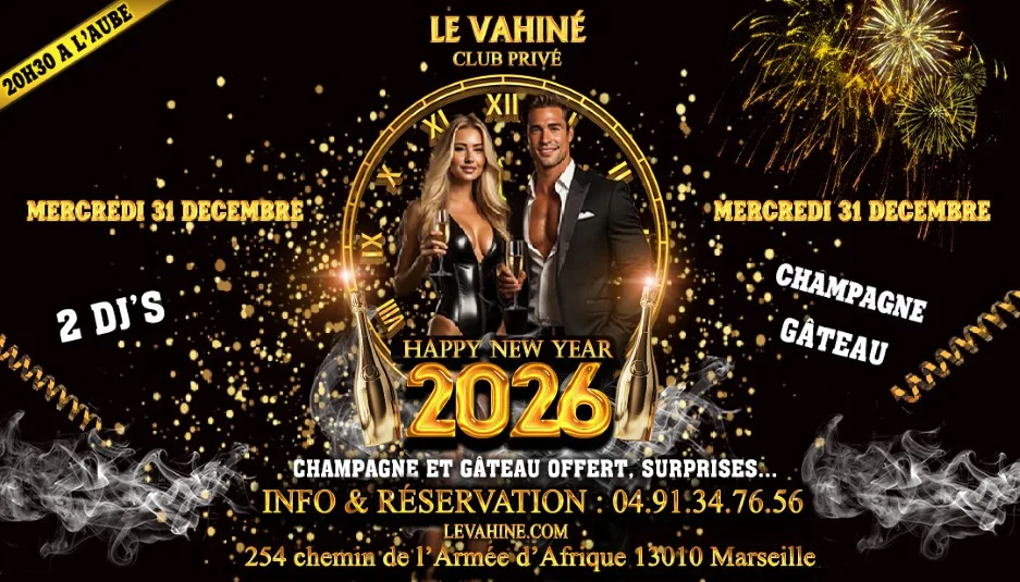 Soiree Nouvel An Le Vahine Club