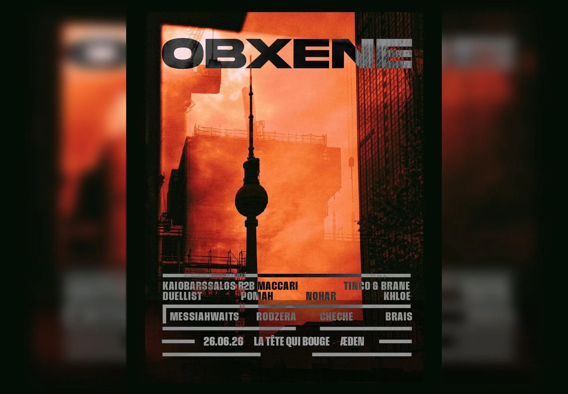 Obxene X La Tête Qui Bouge