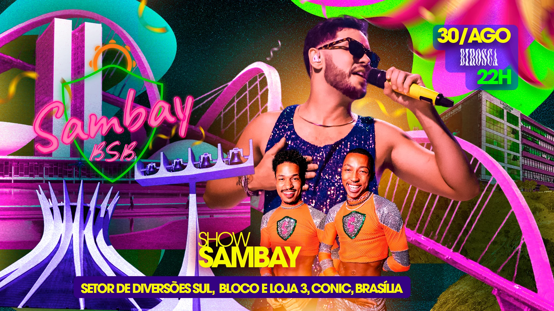 30/08: Roda Sambay - Estreia Em Brasília