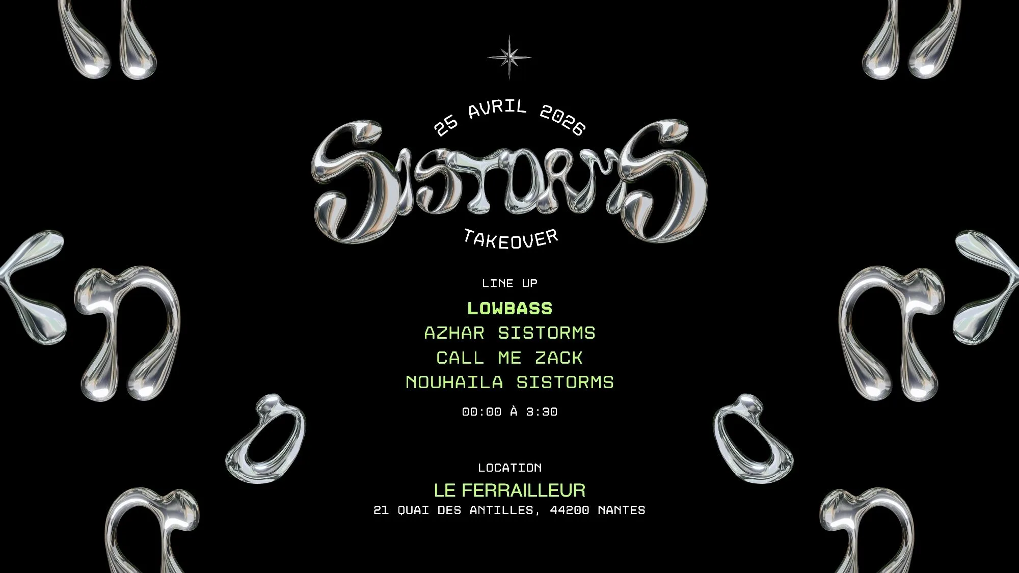 Sistorms Takeover Spring Edition - Prix Libre