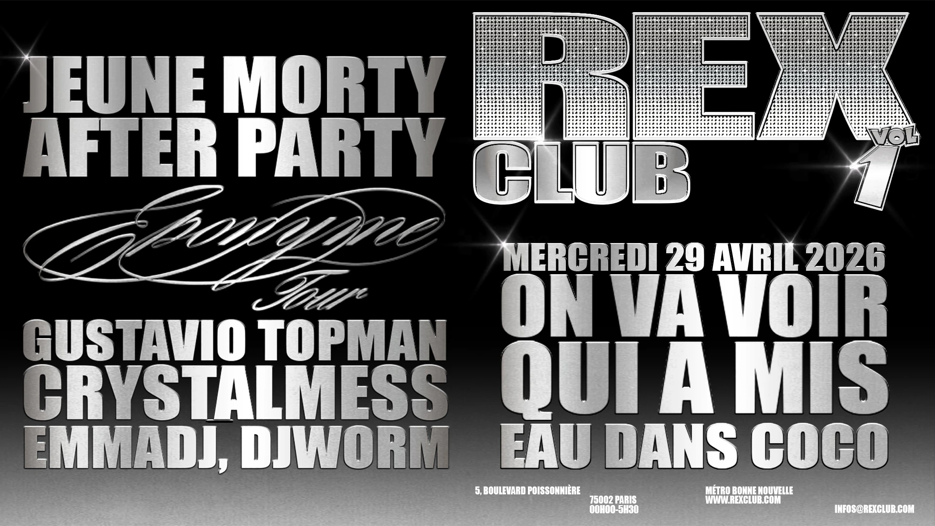Jeune Morty After Party: Gustavio Topman, Crystalmess & More