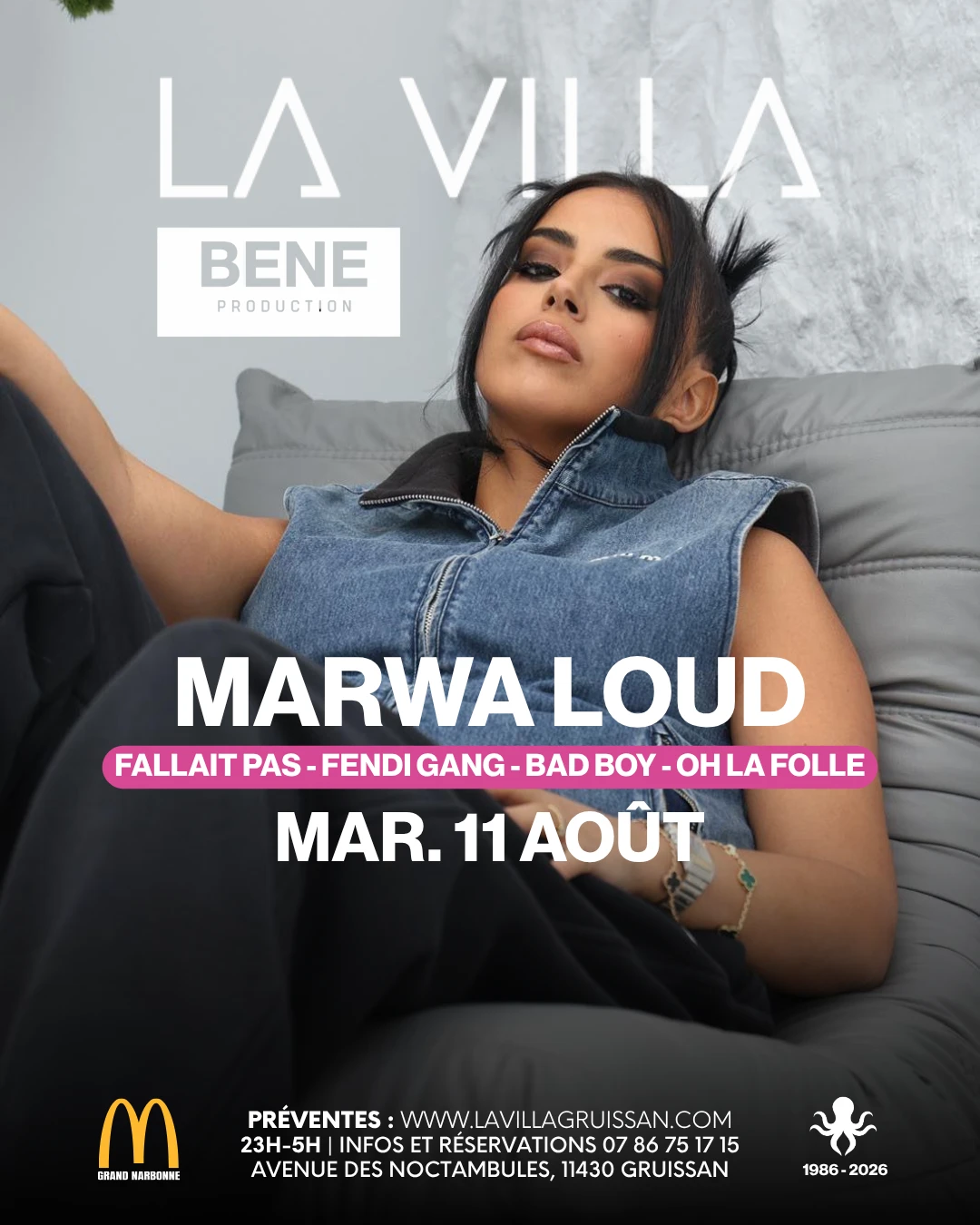 Marwa Loud En Showcase A La Villa Gruissan