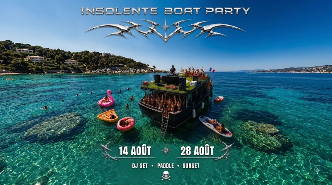 Insolente Boat Party With Dj Set