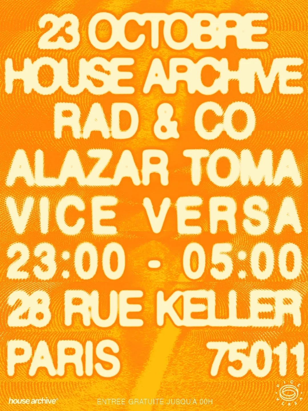 House Archive Invite Rad&Co