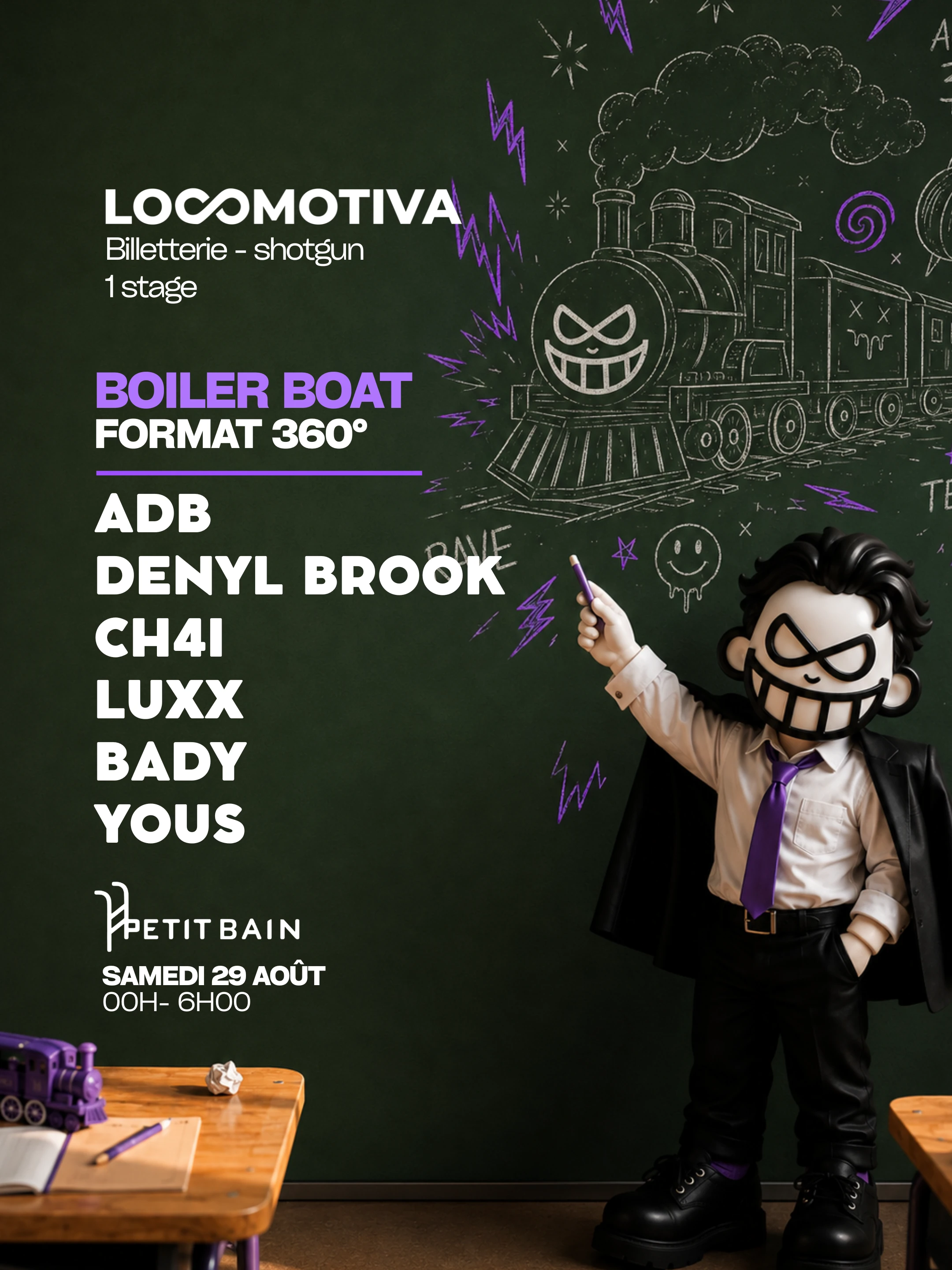 Boilerboat #3 : Techno, Trance & Bounce En Format 360