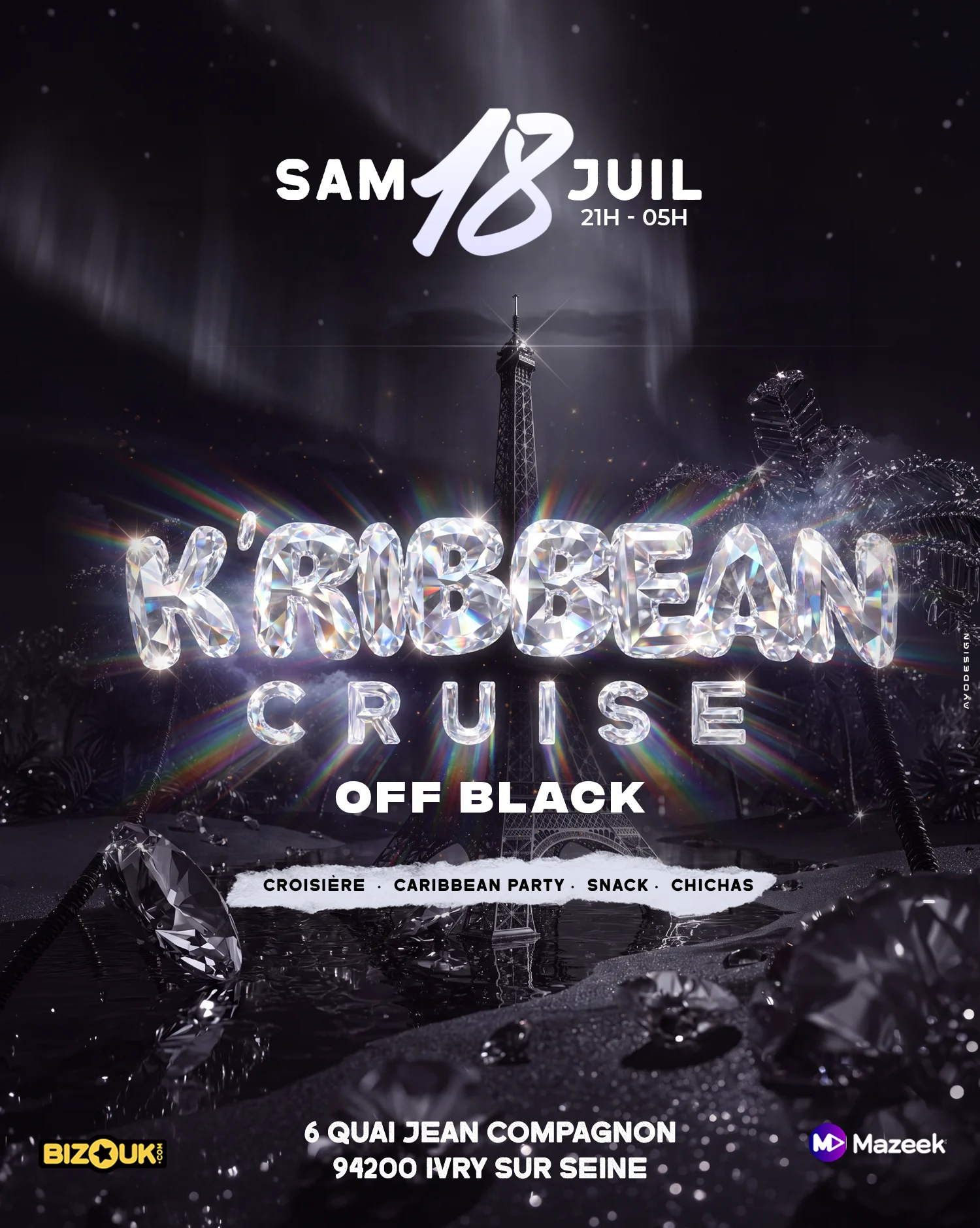 K’Ribbean Cruise | Croisière| Rooftop| Terrasse