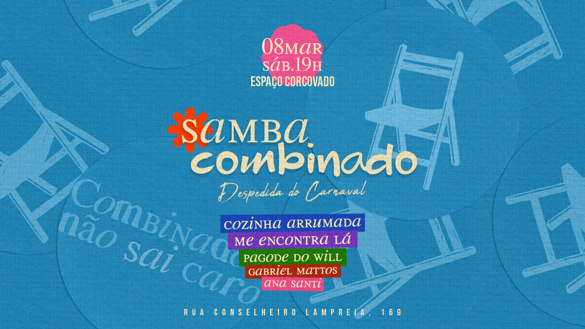 Samba Combinado • Despedida Do Carnaval • Cozinha, Mel, Will